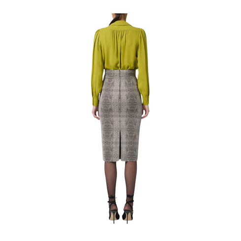 Elisabetta Franchi Gonna midi Gonna Donna midi pitonata 40 - Francavilla Moda